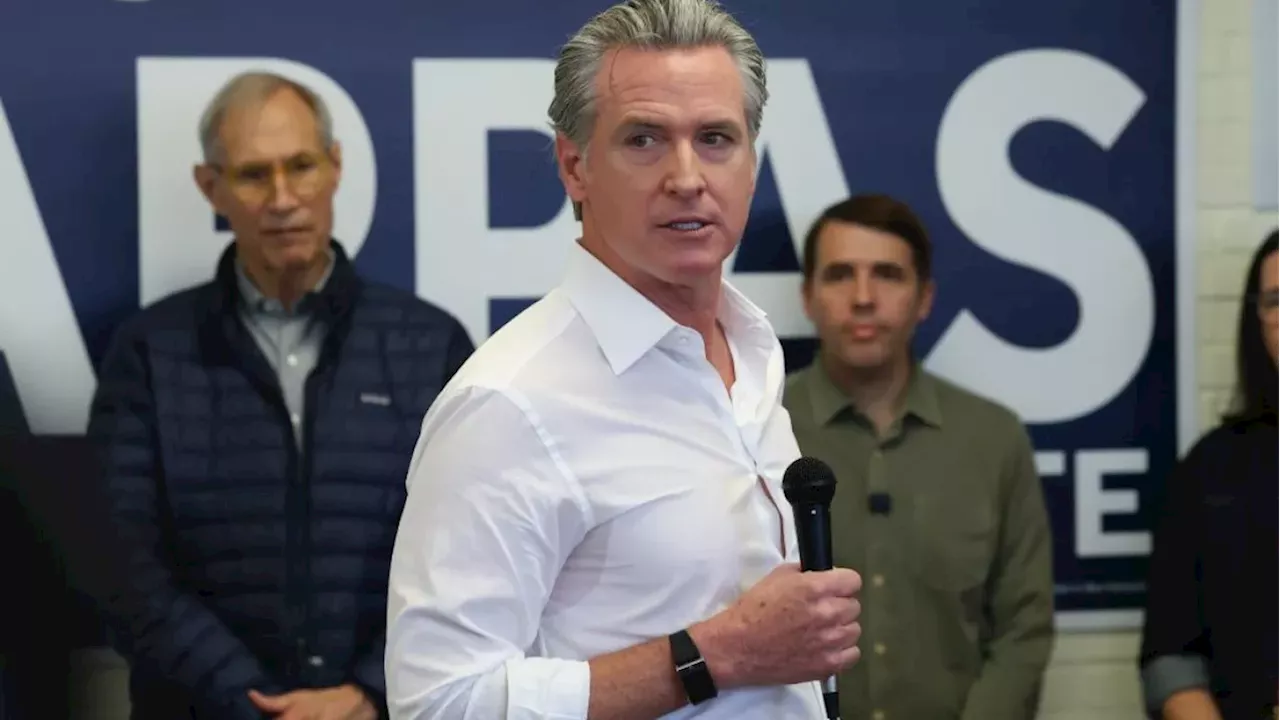 Newsom Takes the Fight to New Hampshire Over Trump Administration Trading Scandals