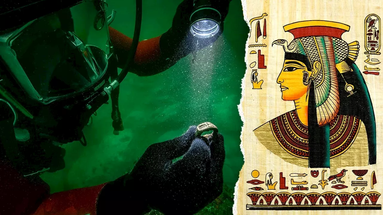 Rare Bronze Ring Depicting Lighthouse of Alexandria Found in Submerged Cleopatra-Linked Palace