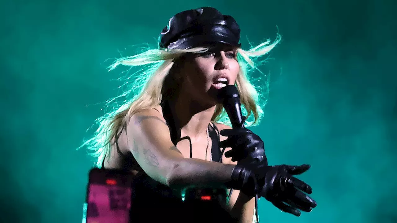 Miley Cyrus Fires Back at "Clickbait" Critics During Hollywood Bowl Set