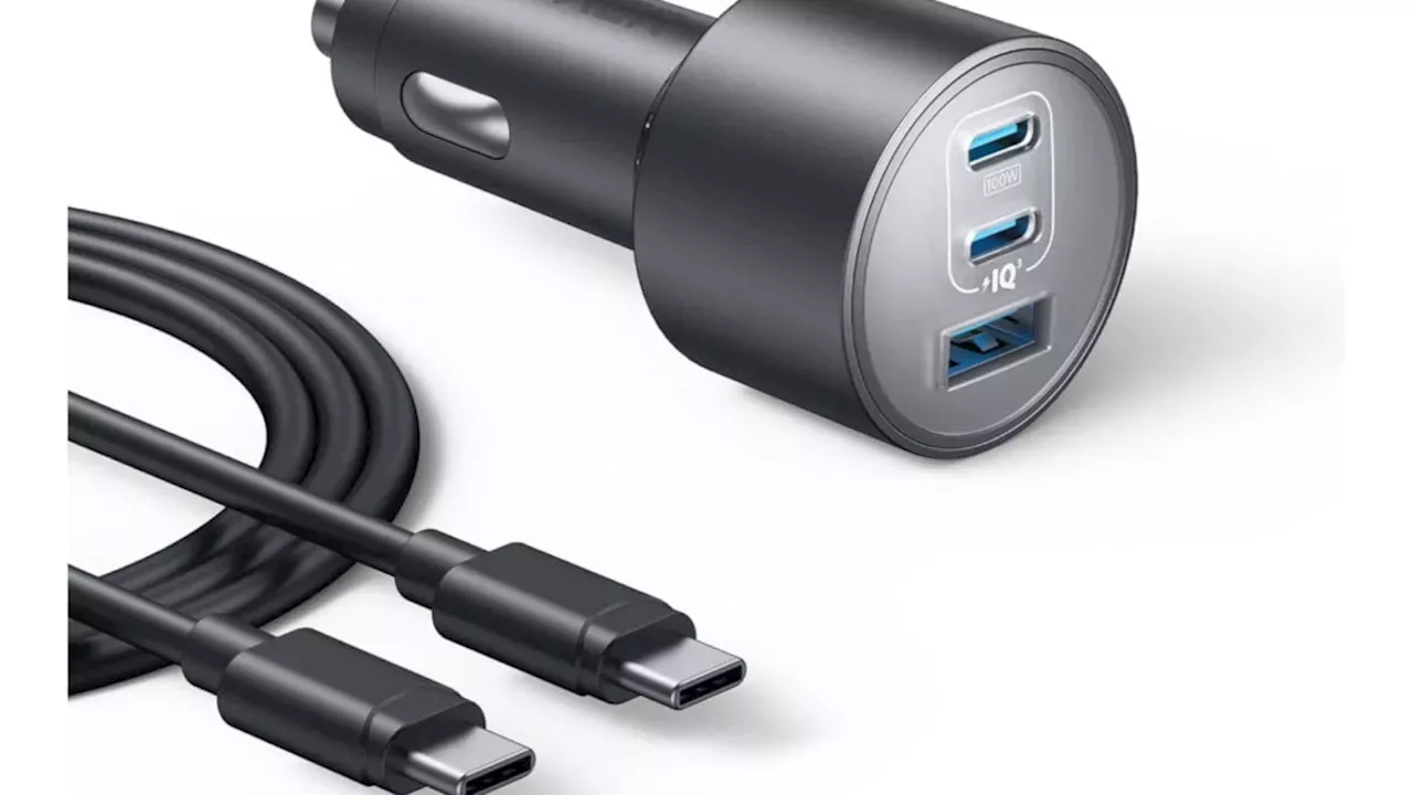Anker Slashes Price on 100W Car Charger: High-Speed Power for the Mobile Office