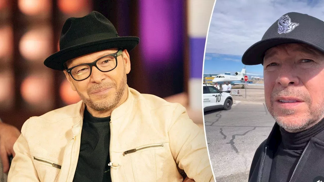 Donnie Wahlberg’s Las Vegas Departure Ends in Runway Excursion