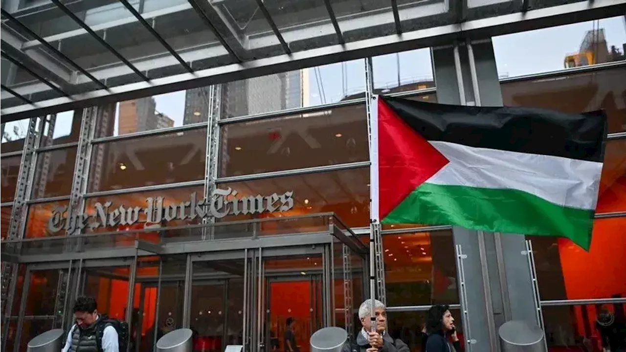 New York Protest Targets New York Times for Coverage of Gaza Conflict