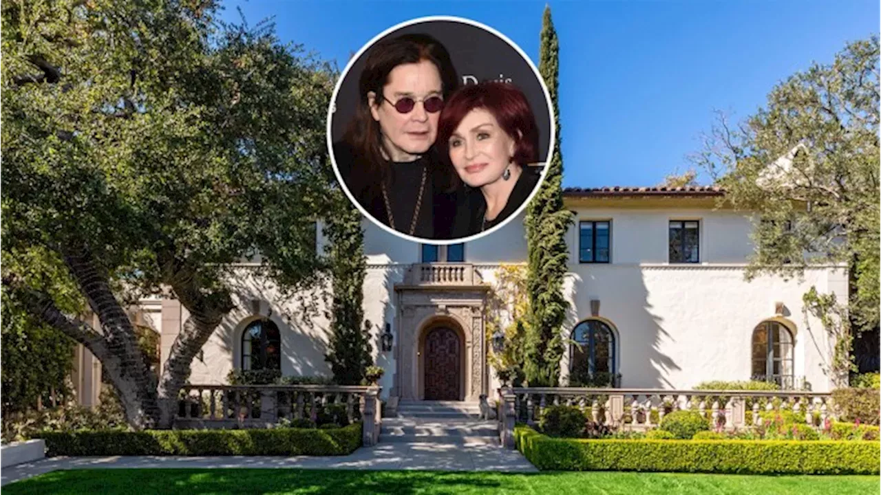 Sharon Osbourne Lowers Price of Opulent Mediterranean Mansion in Los Angeles