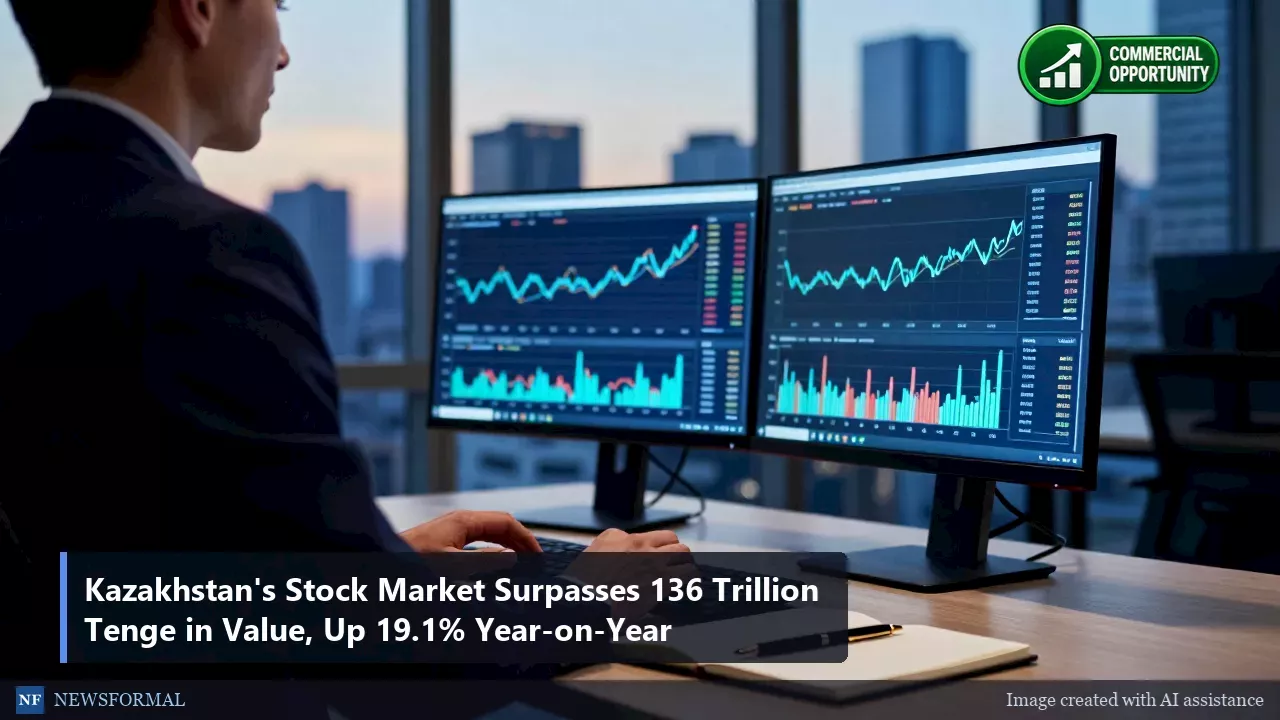 Kazakhstan's Stock Market Sees 19.1% Growth, Driven by Bond Demand