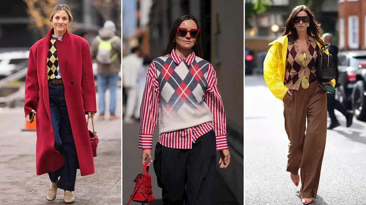 The Argyle Revival: How 'Granddad Jumpers' are Reclaiming Autumn Fashion