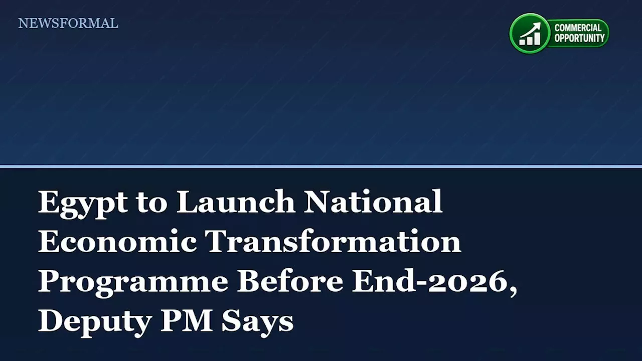 Egypt’s High-Stakes Pivot: From Economic Stabilization to Productivity