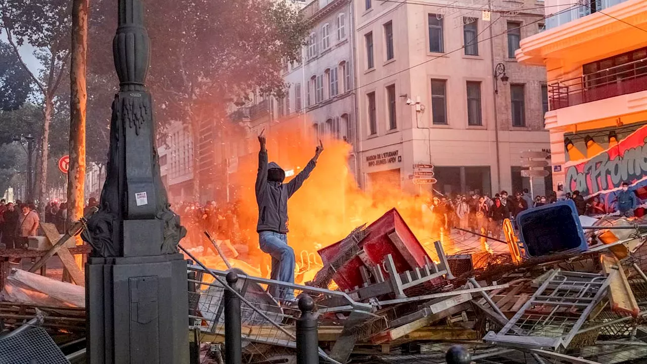 France's Violent Riots Steam Through Cities, Fueled by Student Protests and Wider Social Grievances