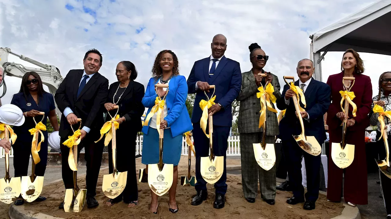 Inglewood breaks ground on $261 million transit connector to ease traffic congestion