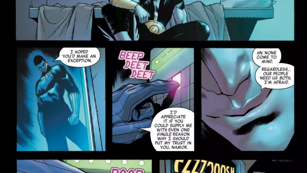 T'Challa and Namor's Descent: A Supernatural Quest to Confront Doctor Doom