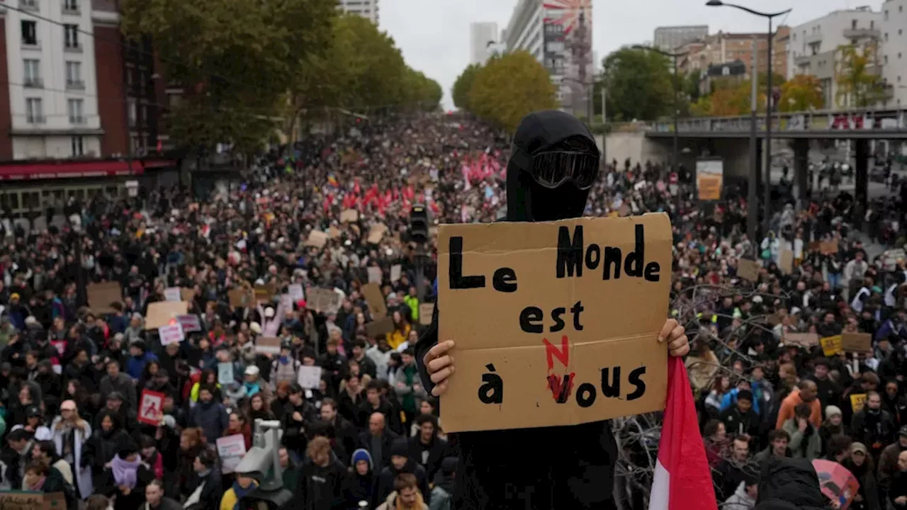 France's Education Crisis: 400,000 March as Macron Faces May Election Pressure