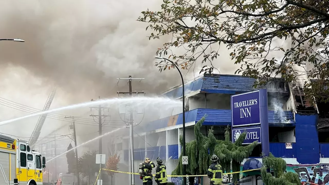 Structural Collapse at Victoria's Former Travellers Inn Following Early Morning Blaze