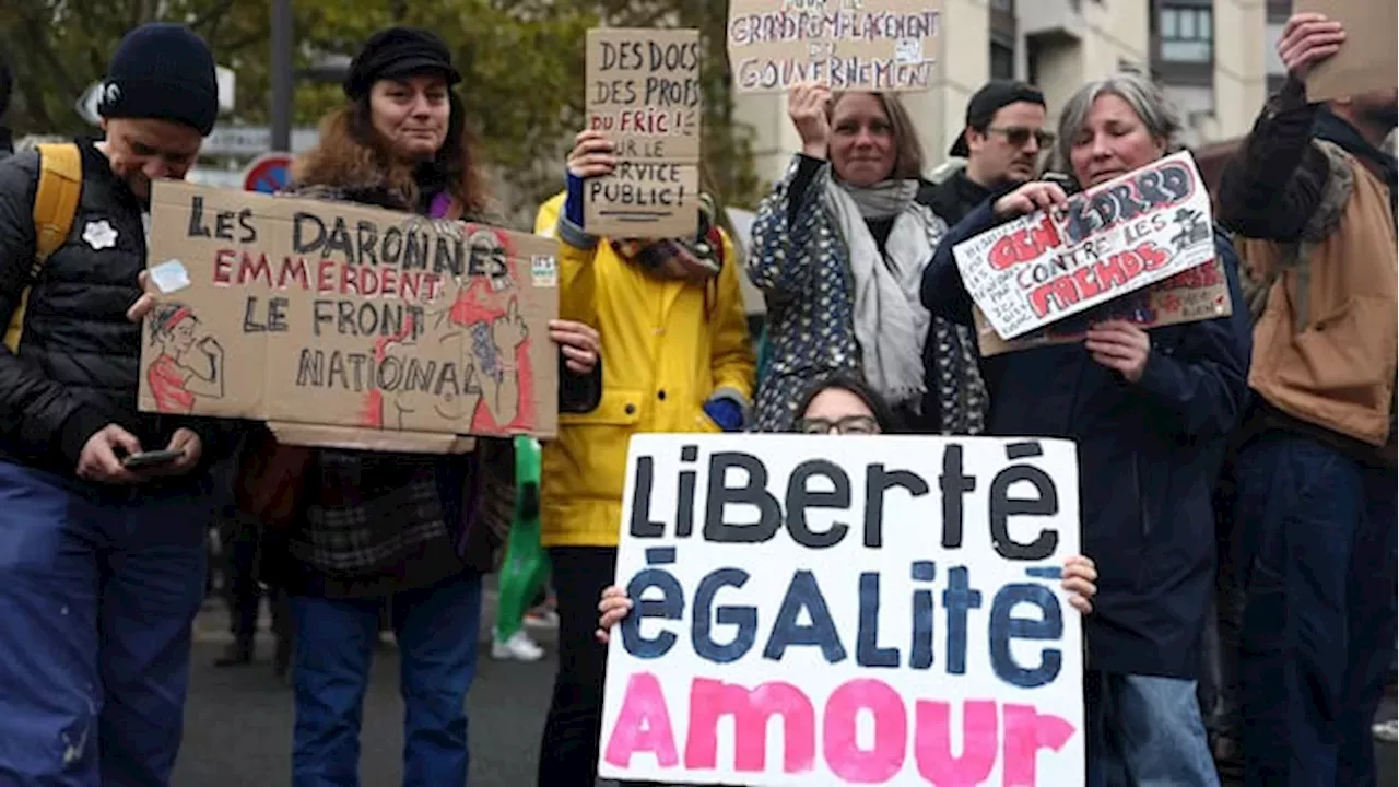 France Unrest: 70,000 Police Deployed Amid Student and Worker Protests