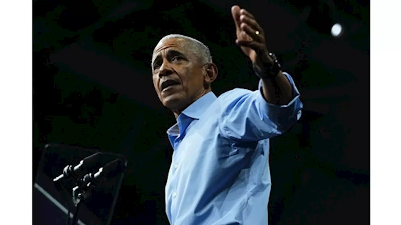 Obama Uses Detroit Rally to Lampoon Trump's 'Evil Empire' Trade War