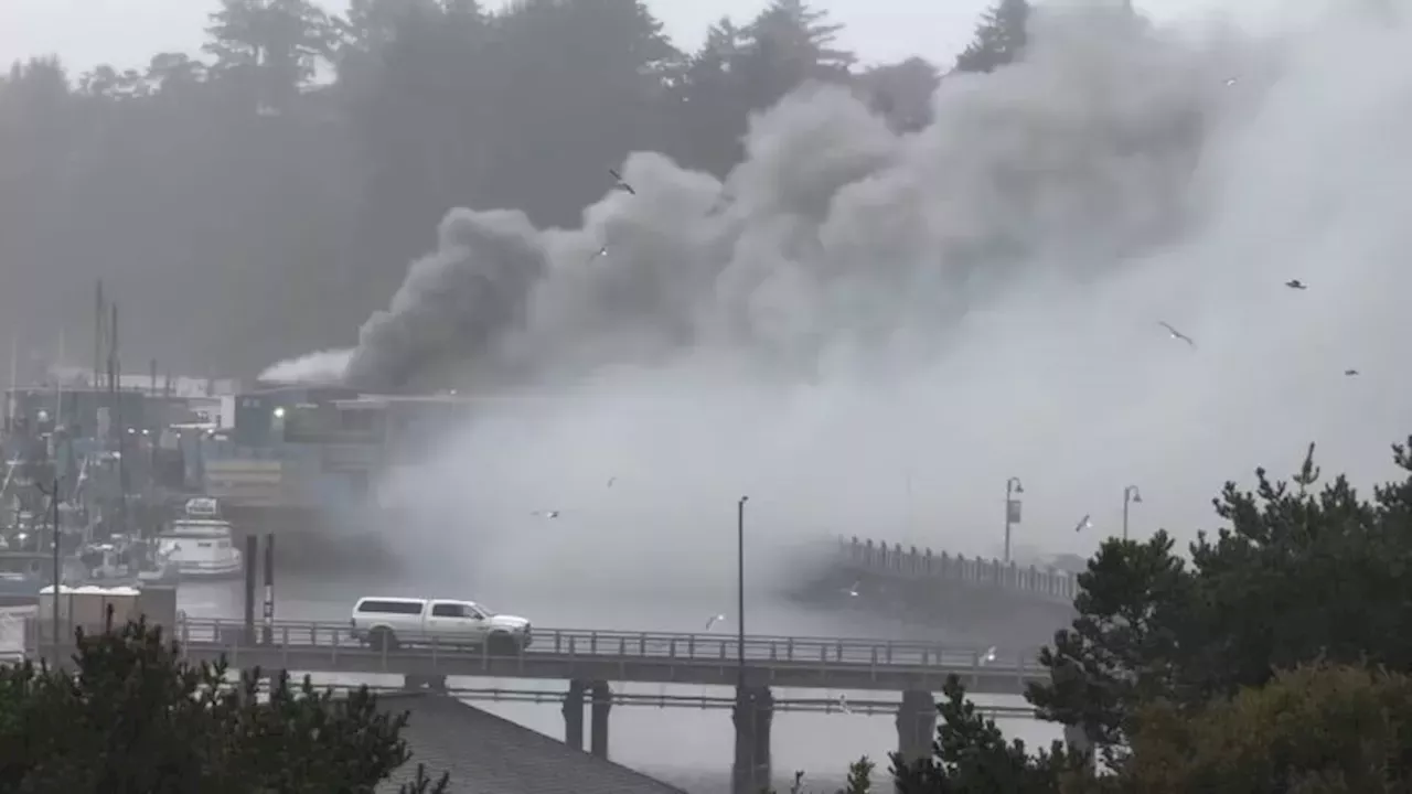 Ammonia Leak Threatens Newport After Pacific Seafood Plant Fire