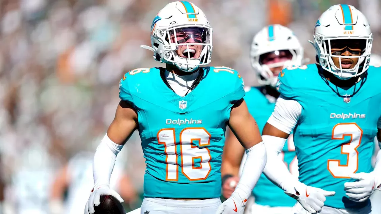 Dolphins Beat Jets 28-25 for First Win of Season