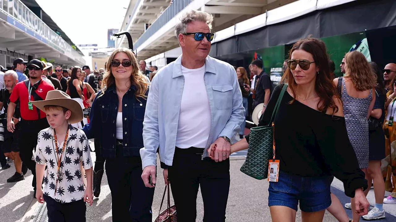 Gordon and Tana Ramsay Bring Cowgirl Chic to the US Grand Prix