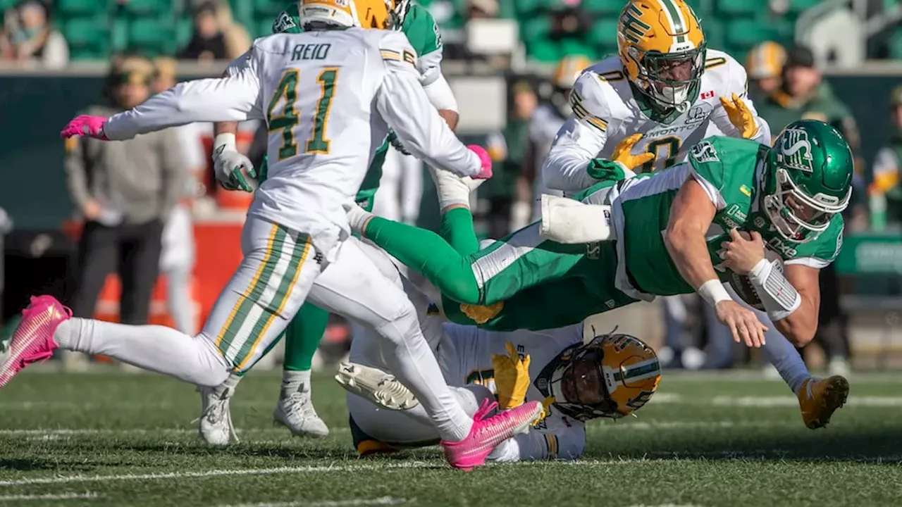 Tommy Stevens Rewrites CFL History in Roughriders' Playoff-Clinching Win