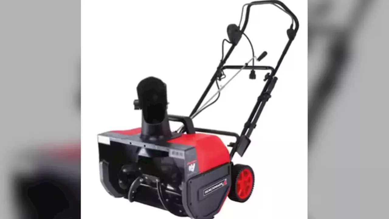 Cold Snap: Home Hardware Recalls Thousands of Benchmark Snow Throwers