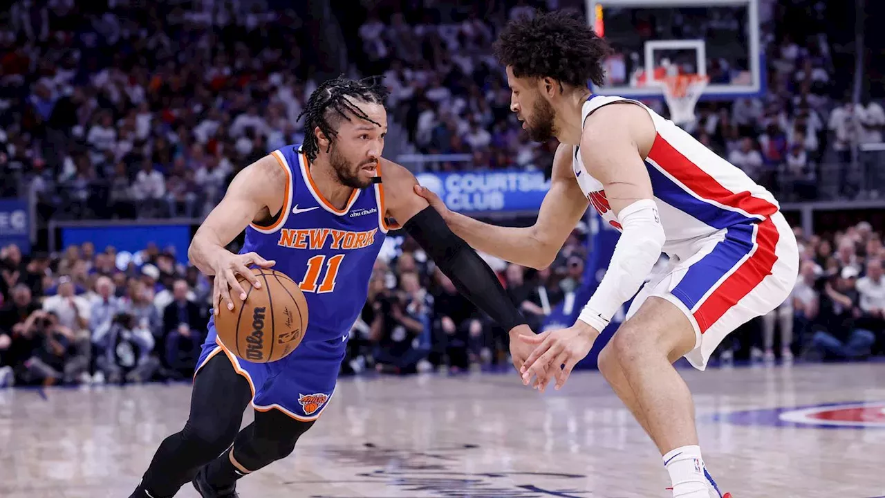 Knicks Beat Pistons 111-97 for First Win After 0-3 Start as Defending Champions