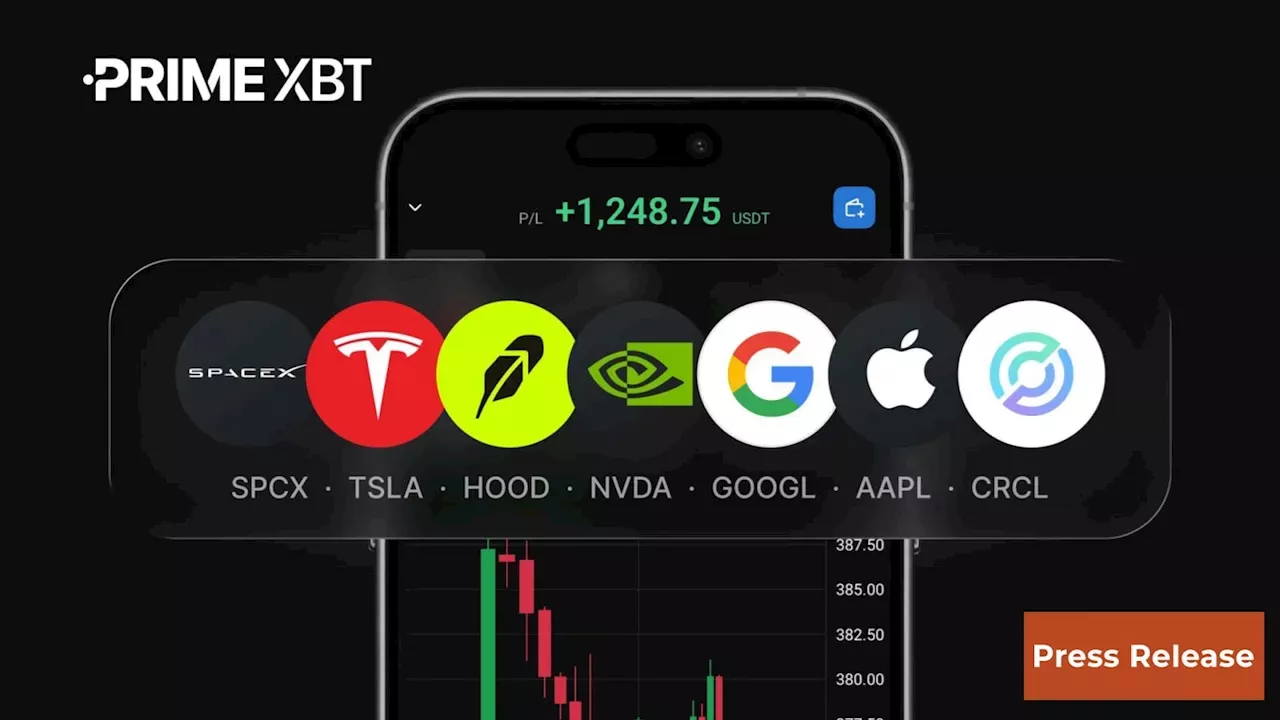 PrimeXBT Blurs the Line Between Wall Street and Web3 with Tokenized Stock Futures