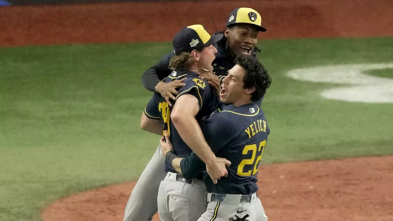 Brewers win first World Series title, Yelich honors late Bob Uecker