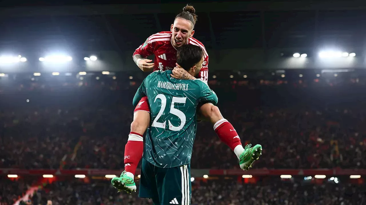 Liverpool Survive Chelsea on Penalties, Manchester City Overcome Brighton in Carabao Cup